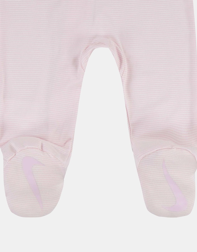 Nike - Striped Footed Coverall - Babies