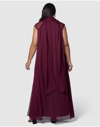 Pink Dusk by Curve Project - Intoxicating Maxi Dress
