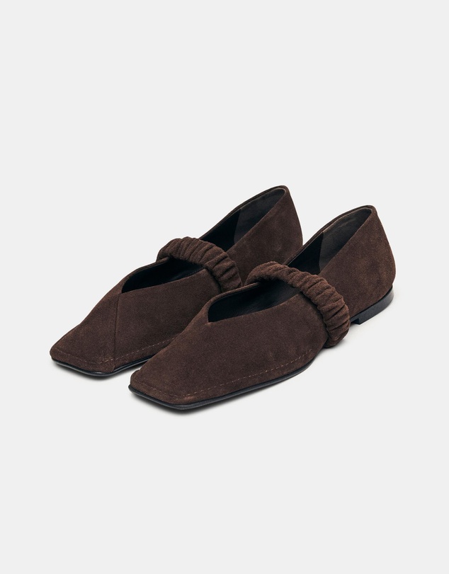 Alohas - Lautan Leather Ballet Flats - Women's
