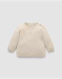 Purebaby - Eyelet Jumper -Kids-Babies