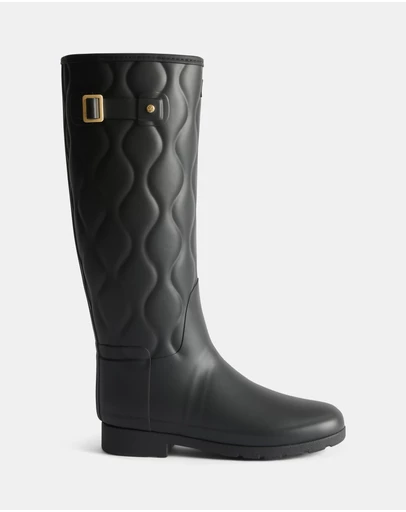 Hunter - Women’s Refined Tall Onion Quilt Black