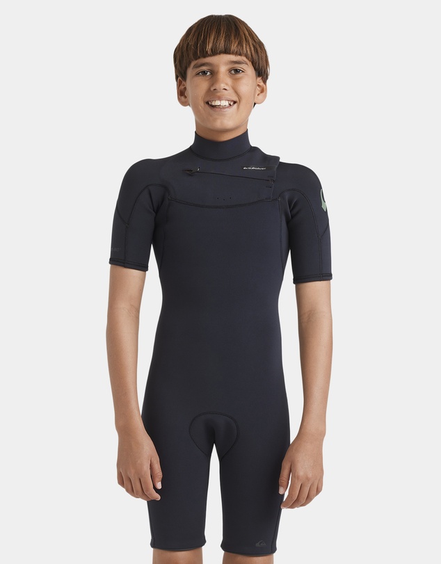 Quiksilver - Boys 8 to 16 2/2mm Everyday Sessions Chest Zip Springsuit