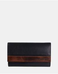 Pierre Cardin - Pierre Cardin Leather Rustic Flat Wallet