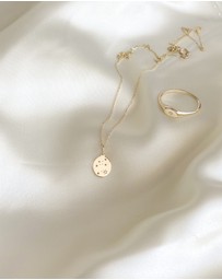 Luna Rae - Solid Gold - Stars of Leo Diamond Necklace