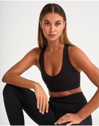 All Fenix - ALLFENIX CloudCore Scoop Neck Racer Back Sports Bra