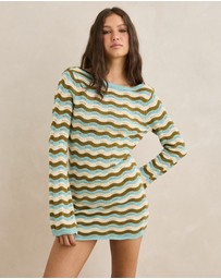 Rhythm - Whispering Tides Knit Mini Dress