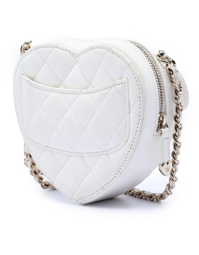 Pre-Loved by Azura Reborn - Pre-Loved Mini Lambskin CC in Love Heart Crossbody