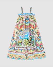 Camilla - Wide Strap Maxi Sun Dress - Kids-Teens