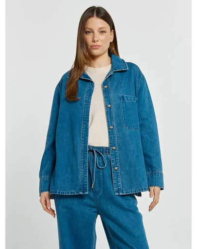 Betty Basics - Vespa Denim Shirt