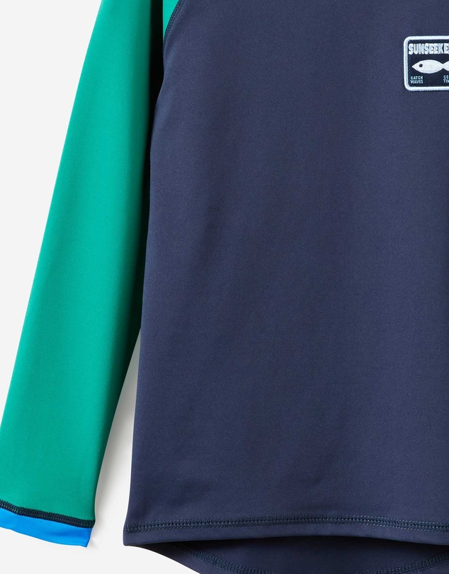 Cotton On Kids - Flynn Long Sleeve Raglan Rash Vest
