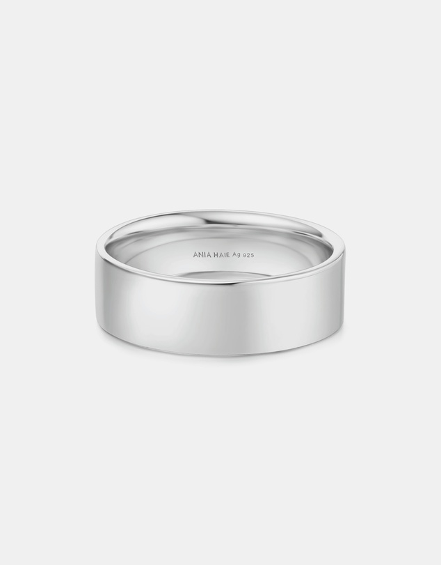 Ania Haie - Silver Smooth Band 6mm