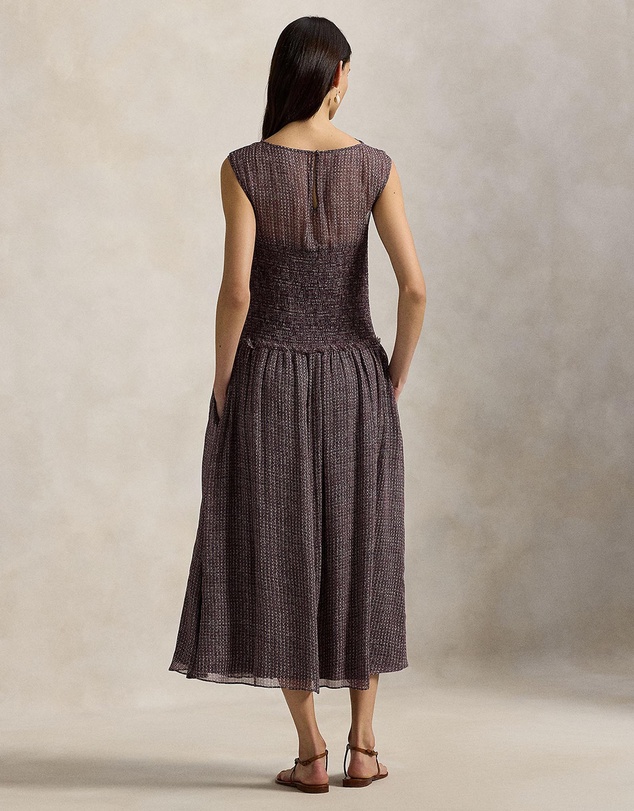 Polo Ralph Lauren - Crinkle Printed Dress