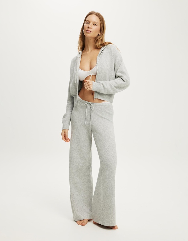 Cotton On Body - Hooded Zip Up Knit Cardi