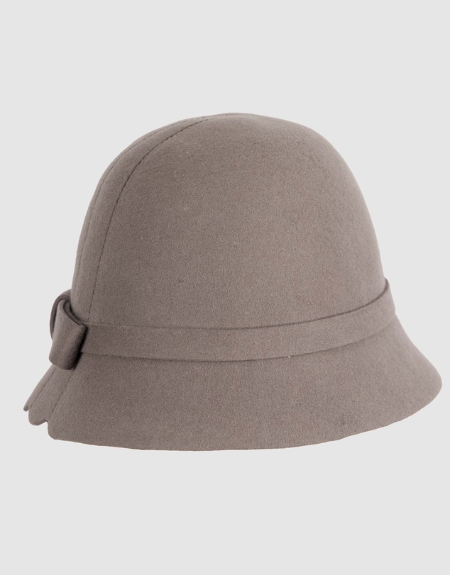 Max Alexander - Grey Felt Fashion Bucket Hat