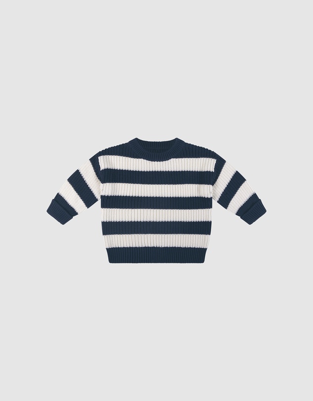 Kynd Baby - Knit Stripe Jumper in Tidal Stripe