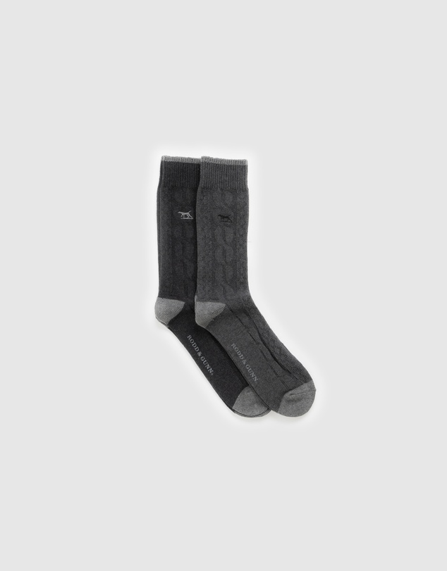 Rodd & Gunn - Dunedin Cable Sock 2 Pack