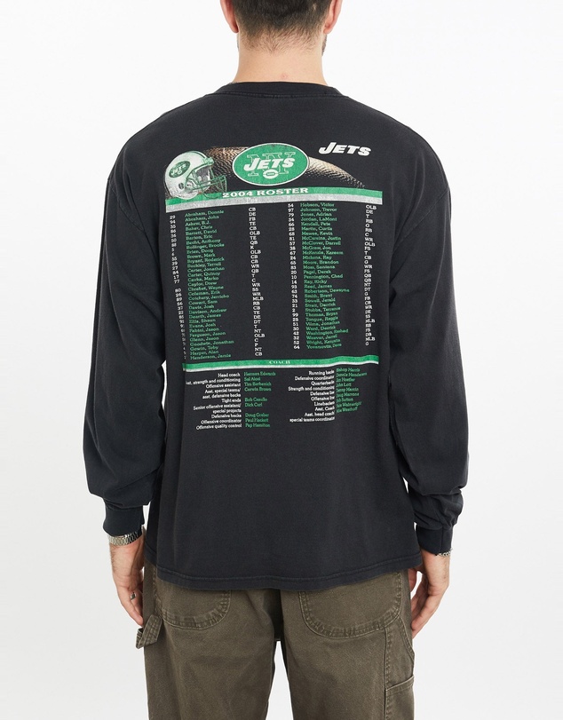 Vintage by The Real Deal - Pre Loved - Vintage 2004 NFL New York Jets Long Sleeve Tee