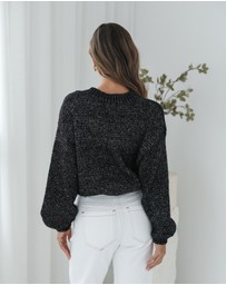 Esther & Co - Havena Knit - Black