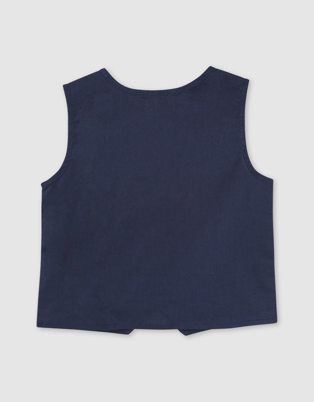 Designer Kidz - Finley Linen Vest