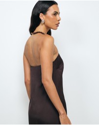 AERE - Kerra Strapless Maxi Dress