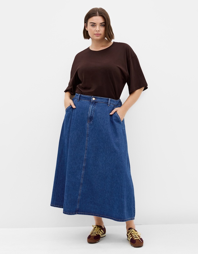 City Chic - Karina Denim Skirt