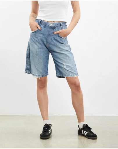 Vintage by The Real Deal - Pre Loved - Vintage Wrangler Denim Carpenter Shorts