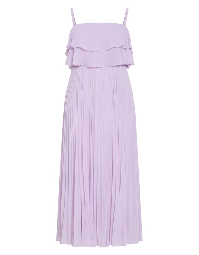 City Chic - Aida Ruffle Pleat Maxi Dress