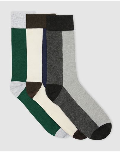 Charcoal/Cream/Evergreen