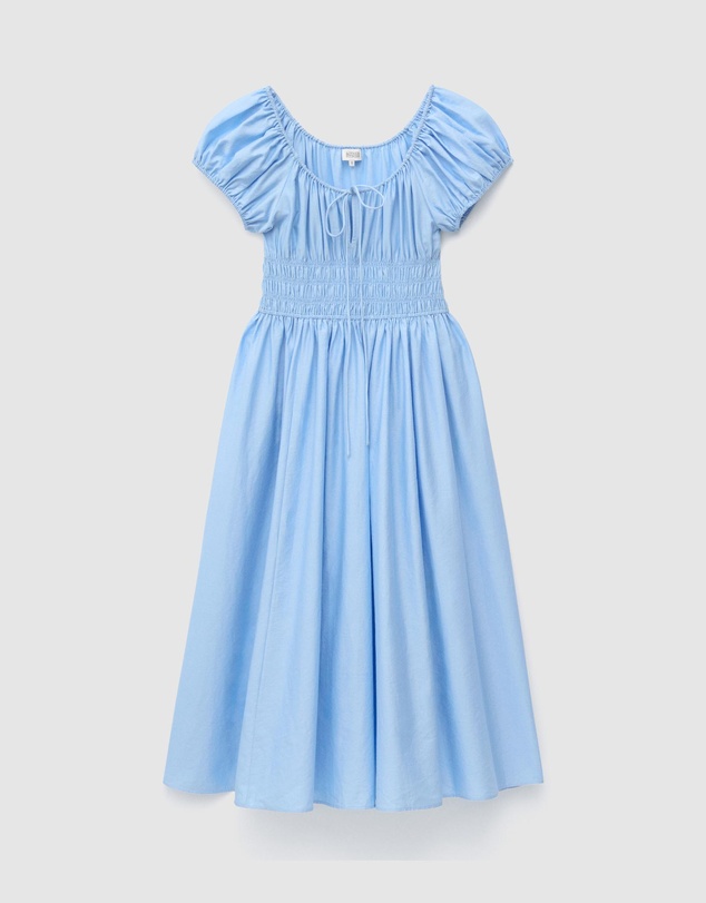 & Other Stories - Smocked Waist Midi Dress
