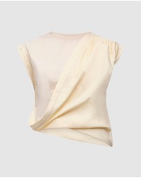 Wynn Hamlyn - Fold Up Placket Top