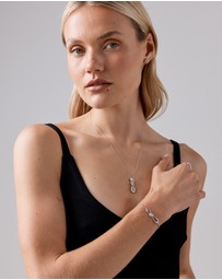 Michael Hill - 0.15 Carat TW Diamond Knots Bolo Bracelet in Sterling Silver