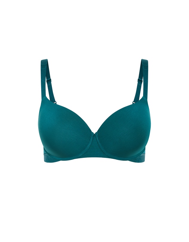 City Chic - Signature T-Shirt Bra - Emerald