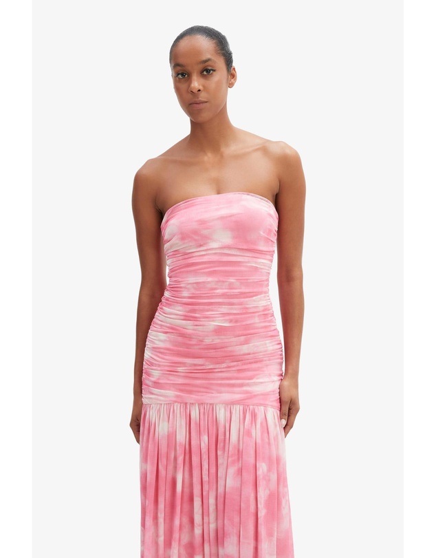 Bardot - Solana Printed Mesh Maxi Dress