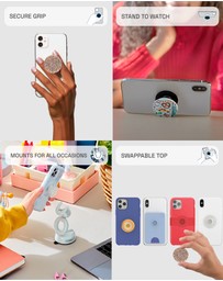 PopSockets - PopGrip Premium Phone Grip Holder