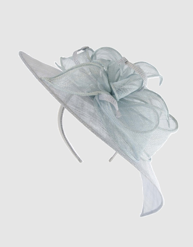 Max Alexander - Large Blue Sinamay Fascinator Hat