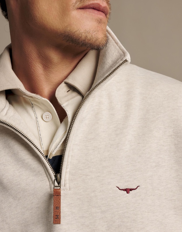 R.M.Williams - Mulyungarie Quarter Zip Sweatshirt