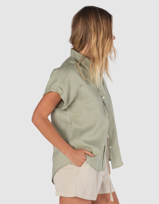 CAMIXA - CAPRI Short Sleeve Linen Shirt