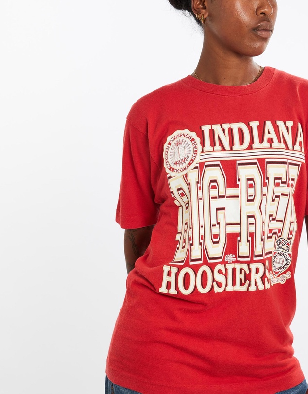Vintage by The Real Deal - Pre Loved - Vintage 90s NCAA Indiana Hoosiers Tee