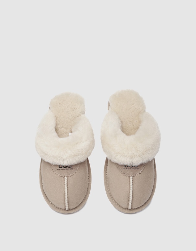 EVERAU - Australian Shepherd Ugg Waffle Slipper Sheepskin Upper House Shoes