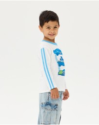 Rock Your Kid - Hot Wheels Long Sleeve Tee - Kids-Teens