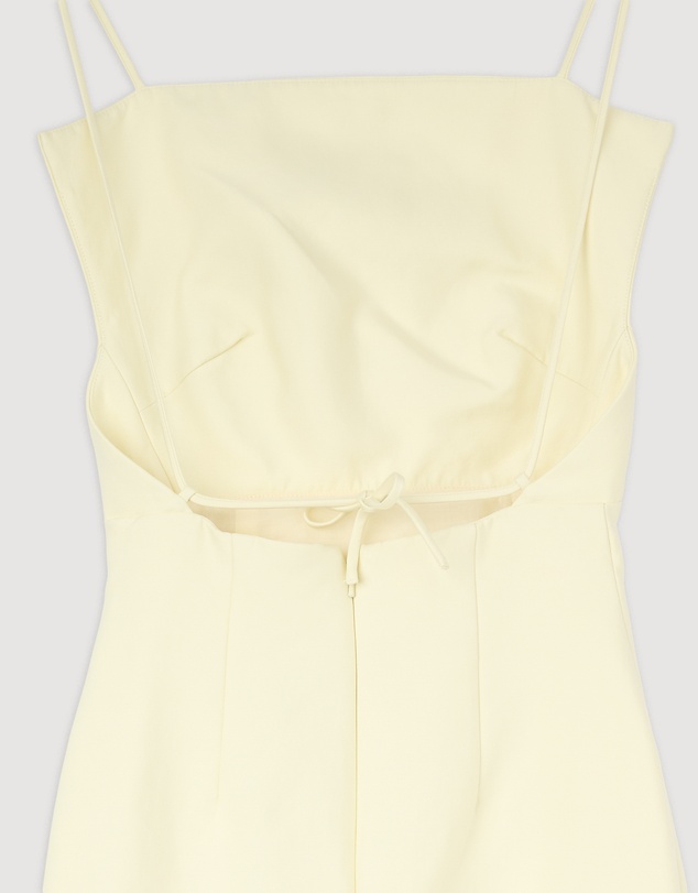 Revibe - Repaired Shona Joy Otis Draped High Neck Midi Dress - AU 6