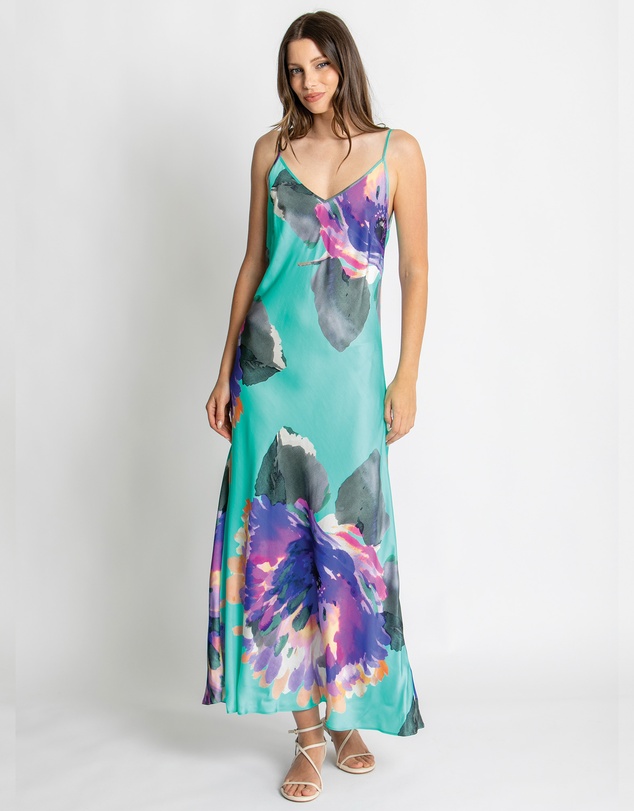 KACHEL - Zoey Slip Maxi Dress