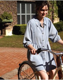 Belle & Bloom - Supercut Denim Dress