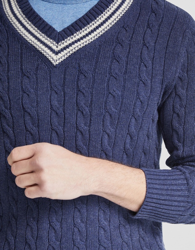 Oxford - Richie Cricket Cable Knit Top