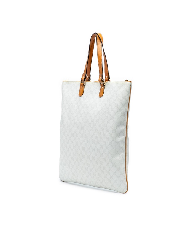 Pre-Loved by Azura Reborn - Pre-Loved GG Supreme Heritage Logo Flat Zip Tote