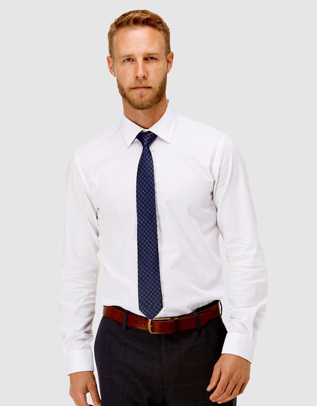 Brooksfield - Staple Textured Business Shirt