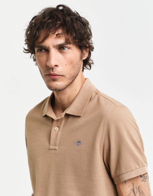 Gant - Regular Fit Shield Piqué Polo Shirt