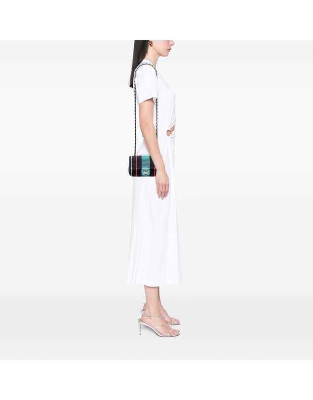 Pre-Loved by Azura Reborn - Pre-Loved New Mini Coco Pleats Perforated Calfskin Single Flap