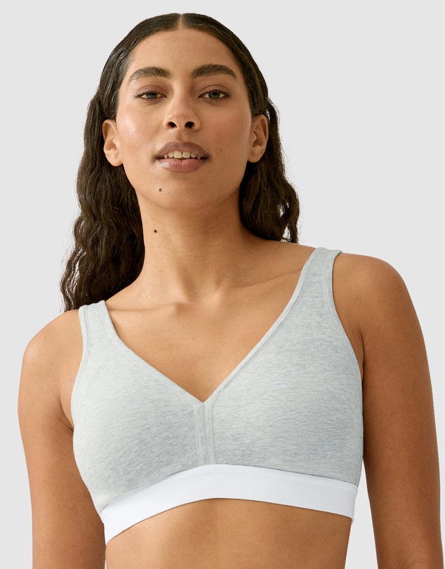 Naturana - Athleisure Cotton Padded Strap Wirefree Bra