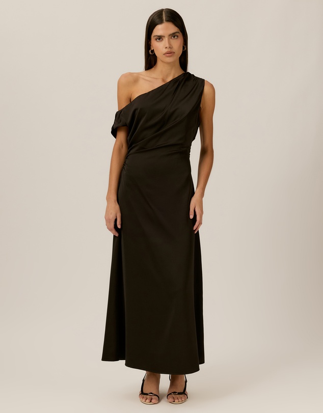 Tussah - Samara Asym Satin Midi Dress